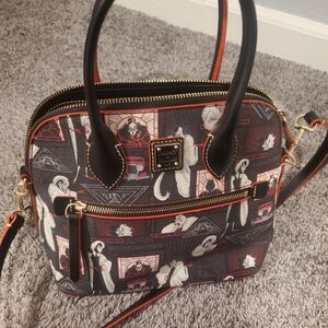 Dooney & Bourke Black and Red Crossbody Bag